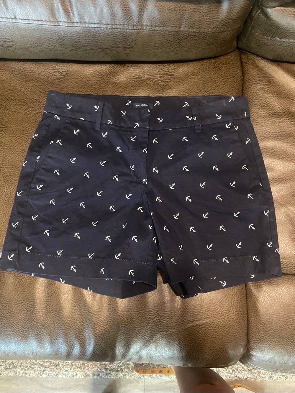 Nautica Shorts Navy with Anchors